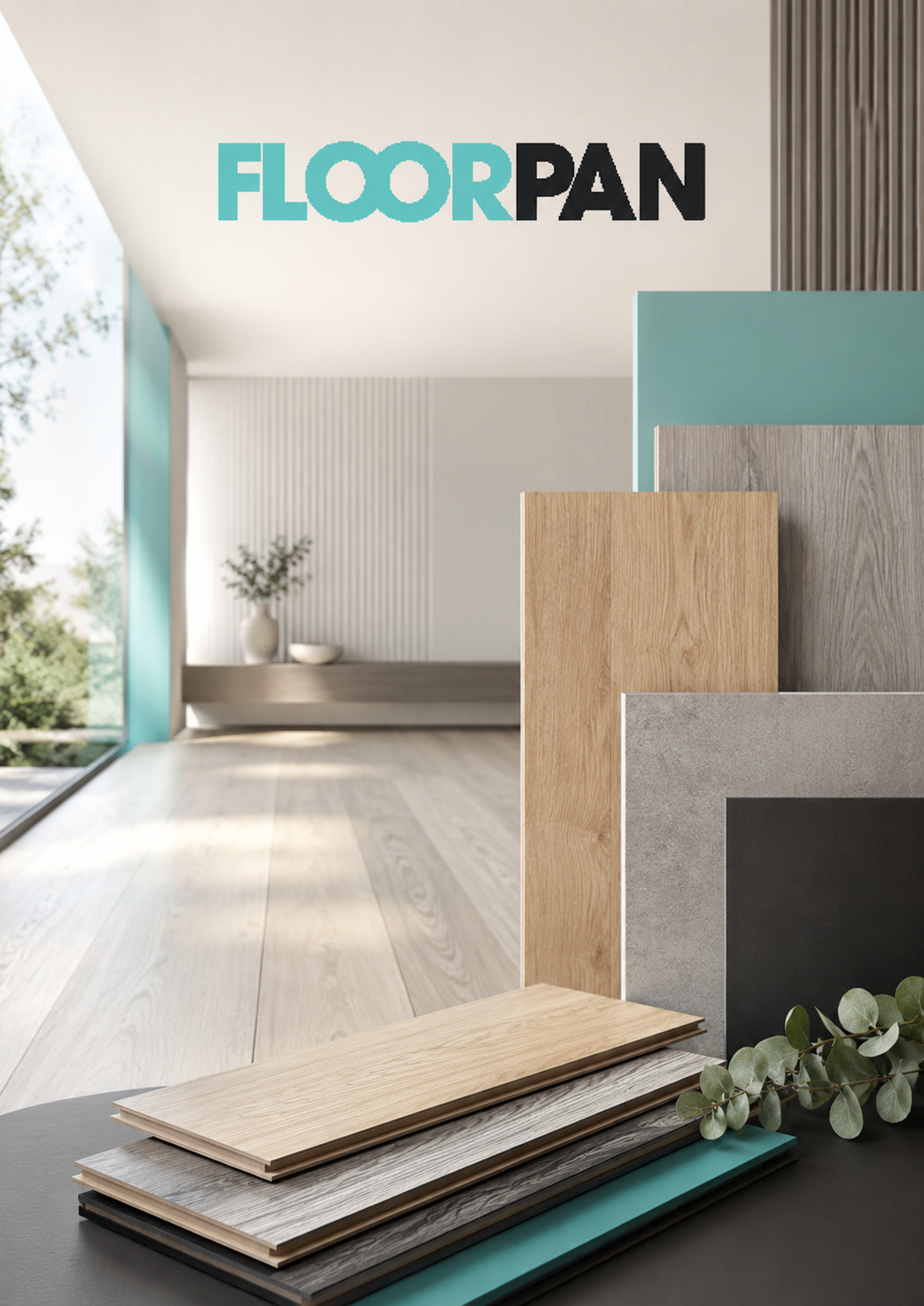 Floorpan-ის იატაკის საფარის კატალოგის ყდა